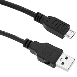 Bematik Câble USB 2.0 A mâle vers Micro USB mâle B 2 m