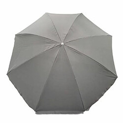 Parasol de Plage Ardea 220cm Gris