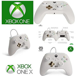 Power A Manette Xbox SERIES X/PC manette Contrôleur de jeu MICROSOFT filaire 3M - XBOX X/PC Fonction TURBO BLANCHE