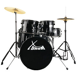 XDrum Rookie 20"" Set de Batterie Studio noir