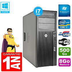 PC Tour HP WorkStation Z210 I7-2600 RAM 8Go Disque 500Go Graveur DVD Wifi W7 · Occasion 