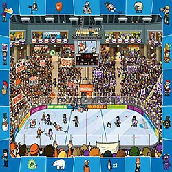 Eurographics Hockey Spot & Find Puzzle 100 piAces