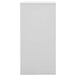 Avis vidaXL Armoires à casiers 2 pcs Gris clair et rouge 90x45x92,5cm Acier