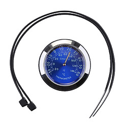 horloge de vélo moto cadran montre thermomètre hygromètre thermomètre - bleu