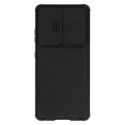 Coque Samsung S21 Ultra Cache Caméra Finition Striée CamShield Pro Nillkin Noir 