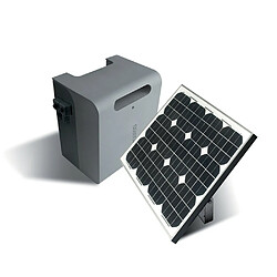 King-Gates Kit solaire photovoltaïque pour alimentation 24V avec caisson batterie King Gates GOGREENKIT