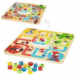 Jeu de petit chevaux et de l'oie Spidey 29,5 x 3,5 x 29,5 cm (18 Pièces) (6 Unités)