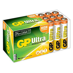 Gp batteries GP - Pack de 24 piles AAA Ultra Alcaline ( 24PILES-LR03 ) 