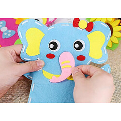 Universal Felt Animals Hand Puppets Crafts Kits Fabric Toys Fabriqué à la main pas cher