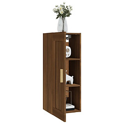 Avis vidaXL Armoire murale Chêne marron 35x34x90 cm Bois d'ingénierie