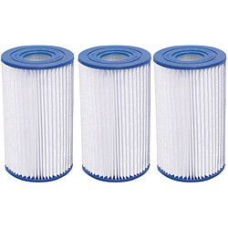 Habitat Et Jardin Cartouche de filtration H&J de type A/C - Lot de 3