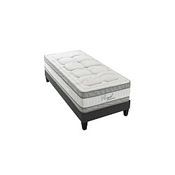 HYPSOM Ensemble Royal 5* Ensemble ROYAL 5* 90x200 cm | Matelas Mémoire de forme + Sommier Bois