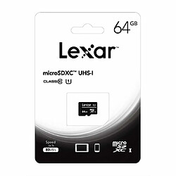 Carte MicroSDXC 64Go LEXAR Classe 10