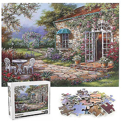 Universal 1000 pièces de puzzle décompressé puzzle éducatif jouet, puzzle jardin pour enfants 