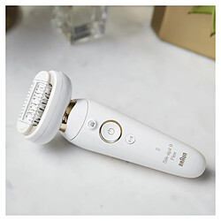 Braun Silk-épil 9 Flex 40 pince(s) Blanc, Or 