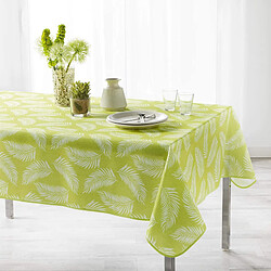 Douceur D'Interieur Nappe polyester imprimée Lifette - 150 x 240 cm - Vert