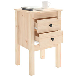 Avis vidaXL Table de chevet 40x35x61,5 cm Bois de pin massif