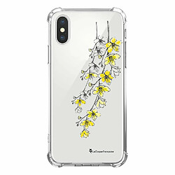 LaCoqueFrançaise Coque iPhone X/Xs silicone anti-choc souple angles renforcés transparente Coque iPhone X/Xs Silicone antichocs Solides coins renforcés Protection Housse transparente Fleurs Cerisiers La Coque Francaise