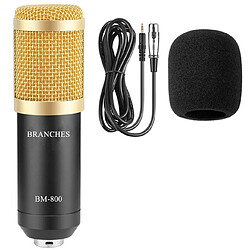 Universal Kit microphone pour condenseur professionnel BM 800: ordinateur + microphone + porte-impact + capuchon en mousse + câble comme microphone pour BM 800 BM800 | 