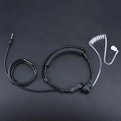 Acheter GUPBOO Top 3.5mm Mic Tactical Headphones Casque réglable caché avec tube à air et micro pour téléphones intelligents