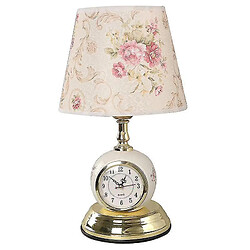 Universal Lampe, horloge moderne, lampe de bureau, nuit.(Or) 