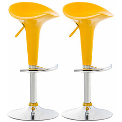 Non Lot de 2 tabourets de bar Saddle 