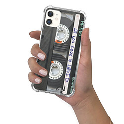 Coque iPhone 11 anti-choc souple avec angles renforcés transparente Cassette Evetane pas cher