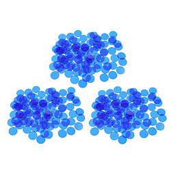 300x Jeu De Bingo Professionnel Compteurs De Couleur Transparents Marqueur En Plastique Bleu marqueur en plastique de puces de Bingo de comptage