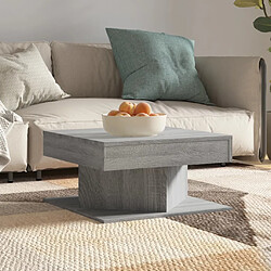 vidaXL Table basse Sonoma gris 57x57x30 cm Bois d'ingénierie