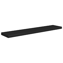 Avis Maison Chic Lot de 2 Étagères murales,Étagère Rangement flottate noir 120x23,5x3,8 cm MDF -MN31478