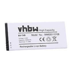 vhbw Li-Ion Batterie 3000mAh (3.8V) pour téléphone, smartphone Microsoft / Nokia Lumia 640 XL, 640XL comme BV-T4B. 