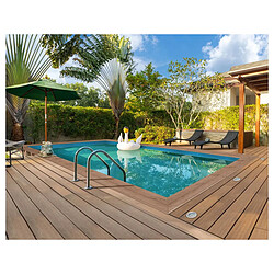 Habitat Et Jardin Piscine bois rectangle Panama - 6.20 x 4.10 x 1.45 m