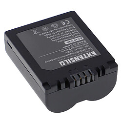 Vhbw EXTENSILO 2x Batteries compatible avec Panasonic Lumix DMC-FZ18, DMC-FZ28, DMC-FZ30 appareil photo, reflex numérique (750mAh, 7,2V, Li-ion)