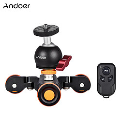 Andoer L4 PRO Dolly Motorisé pour Caméra Vidéo avec Indication de l'Échelle