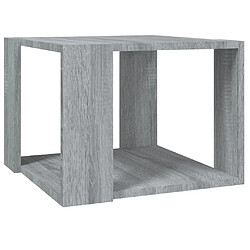 vidaXL Table basse Sonoma gris 40x40x30 cm Bois d'ingénierie