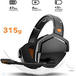 Avis Casque de jeu sans fil avec microphone pour PS5, PS4, PC, Mac, casque gamer 3 en 1 avec micro, sans fil 2,4 GHz pour console Playstation, mode Bluetooth pour commutateur, mode filaire pour contrôleur