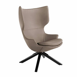 Angel Cerda Fauteuil pivotant en similicuir