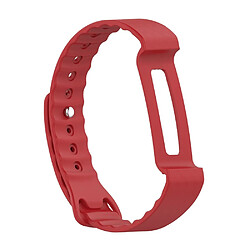 Wewoo Bracelet pour montre connectée Dragonne en silicone Huawei Honor A2 rouge