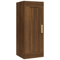 vidaXL Armoire murale Chêne marron 35x34x90 cm Bois d'ingénierie