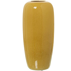 Vase Alexandra House Living Moutarde Céramique Brillant 15 x 15 x 33 cm