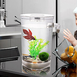 Avis base poisson bol plante aquarium poisson réservoir décoration de la maison blanc rond