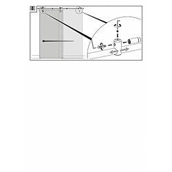 Acheter Secury-T Rail de porte coulissante inox décoratif apparent - Modèle HELLO