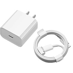 General Chargeur Apple 14 13 12 Charge rapide avec câble de 0,9 m, chargeur rapide certifié avec câble, prise murale rapide de type C avec cordon pour iPhone 14/13/12/11/Plus/Mini/Pro/Pro Max(3 pieds) 