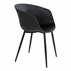 House Nordic 4 Fauteuils de jardin noir RODA pas cher