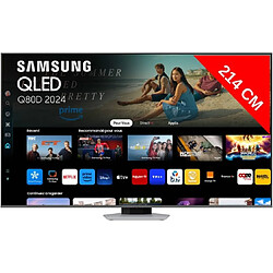 Samsung TV QLED 4K 214 cm TQ85Q80D AI Smart TV 