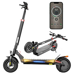 Trottinette iScooter iX3 Scooter électrique pliable 45 km/h 40 km 48V 10Ah 720Wh Trottinette électrique pliante iScooter iX3, pneus tubeless tout-terrain de 10 pouces, moteur 800W, batterie 10Ah, vitesse maximale de 40km/h, autonomie maximale de 40km, hauteur de guidon réglable, contrôle via application