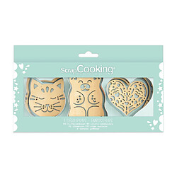 Scrapcooking Coffret découpoirs à gâteaux embosseurs classique