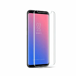 Riff Verre de Protection Pleine Surface + Lampe UV + Nano Colle pour Samsung Galaxy S9 Plus G965 