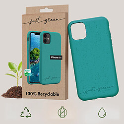 Avis Coque iPhone 11 Recyclable Just Green Turquoise