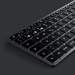 Avis Satechi Slim X1 clavier Bluetooth QWERTY Italien Noir, Gris